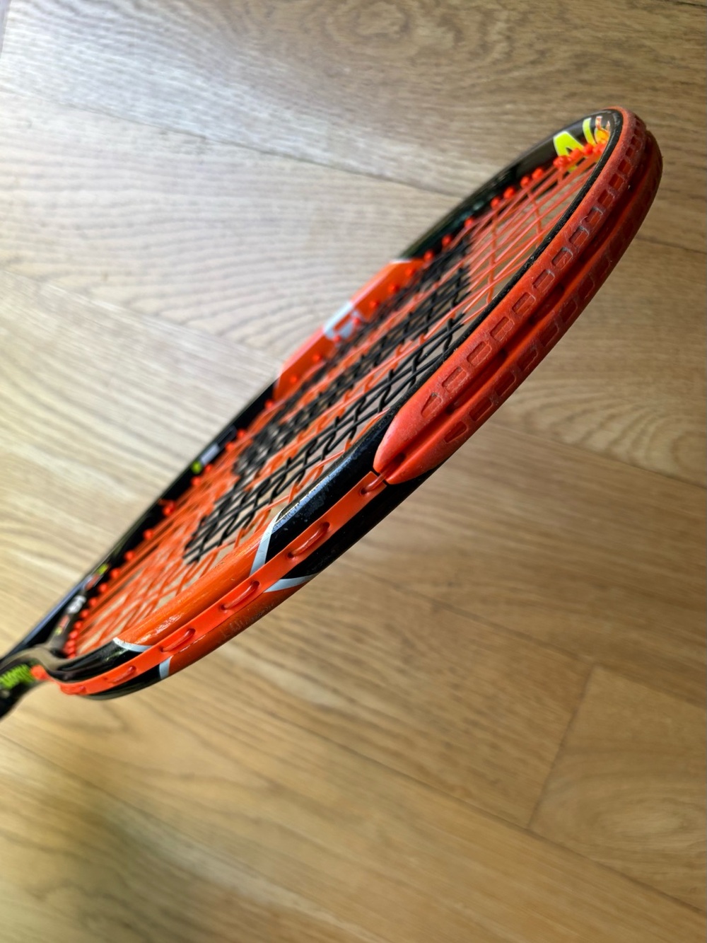 Wilson Burn 19” Junior Tennis Racquet — Black and Orange Frame - Picture 4 of 5